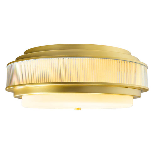 CWI Lighting Valdivia 4 Light Satin Gold Flush Mount Model: 1567C18-4-602