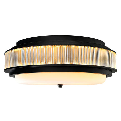 CWI Lighting Valdivia 5 Light Black Flush Mount Model: 1567C22-5-101