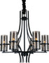 CWI Lighting Vanna 6 Light Up Chandelier With Black Finish Model: 9858P27-6-101
