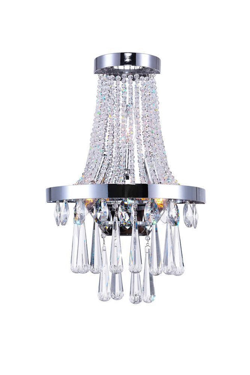 CWI Lighting Vast 3 Light Wall Sconce With Chrome Finish Model: 5078W12C