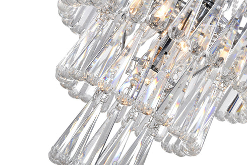 CWI Lighting Vast 6 Light Chandelier With Chrome Finish Model: 5078P16C