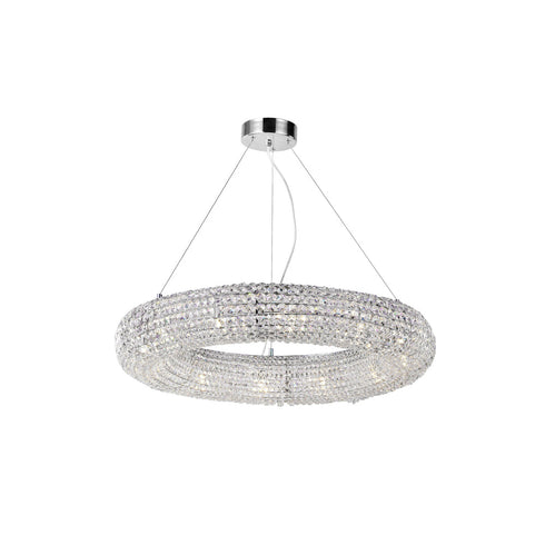 CWI Lighting Veronique 12 Light Chandelier With Chrome Finish Model: 1057P32-12-601
