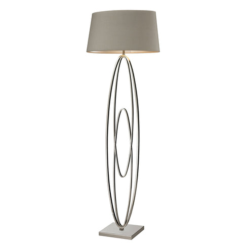 D2416 Dimond 62" Hanoverville Polished Nickel Floor Lamp