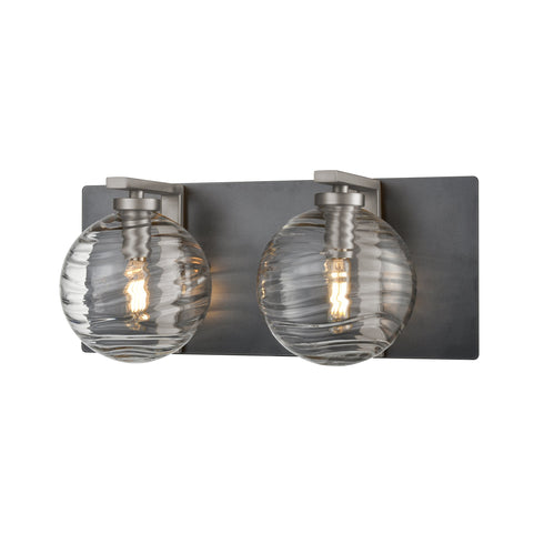 DVI Lighting Tropea 2 Light Vanity Model: DVP40422BR+GR-RPG