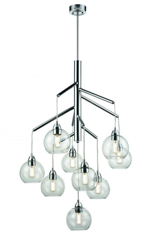 DVI Lighting Andromeda 9 Light Foyer Model: DVP34749CH-SM
