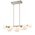 DVI Lighting Alouette 7 Light Linear Model: DVP34502CH+BN-OP