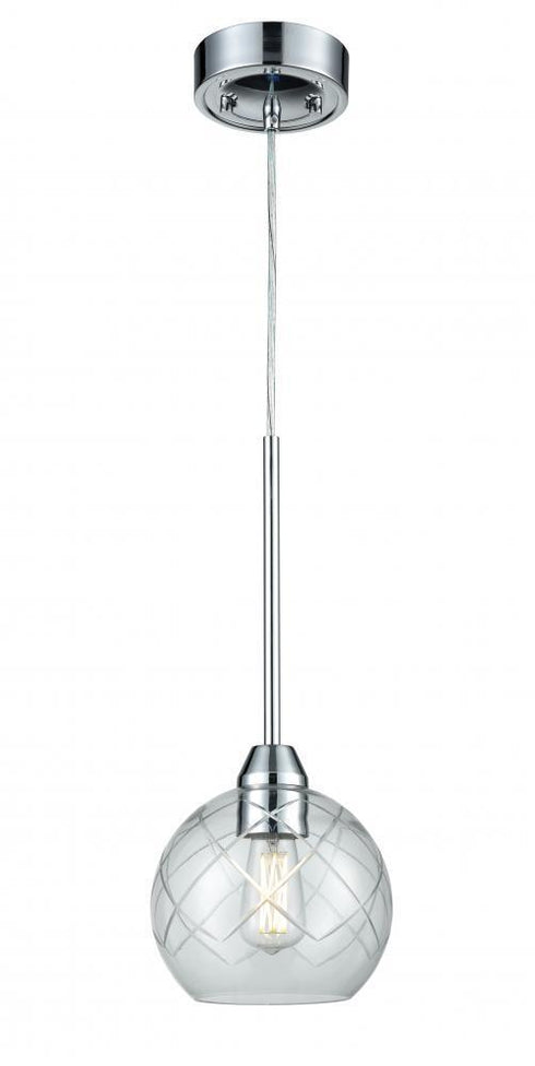 DVI Lighting Andromeda 16.5 Inch Mini Pendant Model: DVP34721CH-BCG