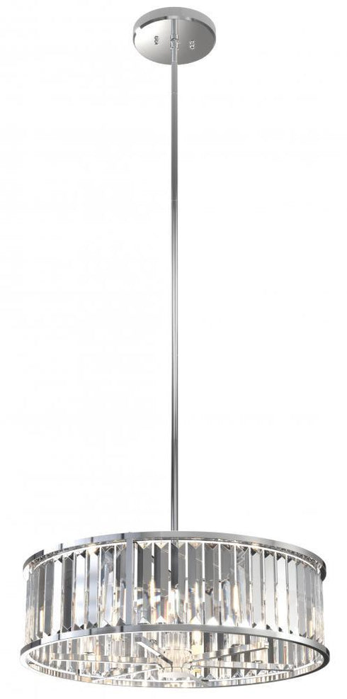 DVI Lighting Vimy Ridge 7 Inch Pendant Model: DVP25726CH-CRY