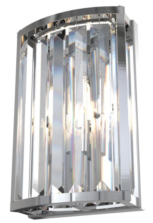 DVI Lighting Vimy Ridge 9 Inch Vanity Wall Sconce Model: DVP25701CH-CRY