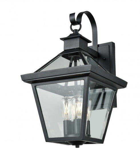 DVI Lighting Manor House 17.75 Inch Outdoor Wall Sconce Model: DVP34172BK-CL
