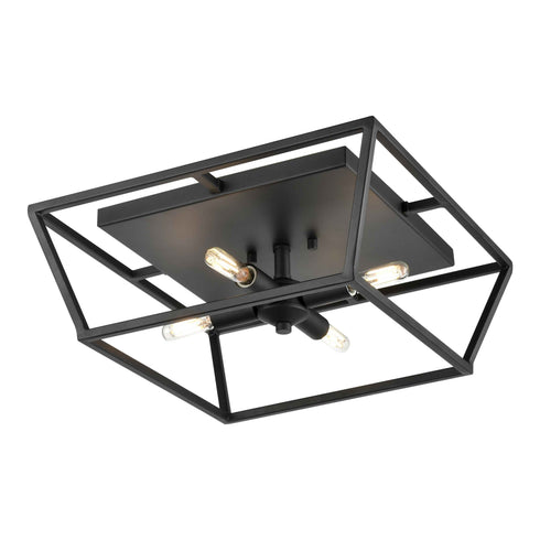DVI Lighting Cabot Trail 4 Light Flush Mount Model: DVP43811GR
