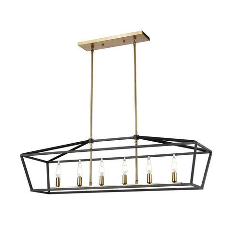 DVI Lighting Cabot Trail 6 Light Linear Model: DVP43804GR