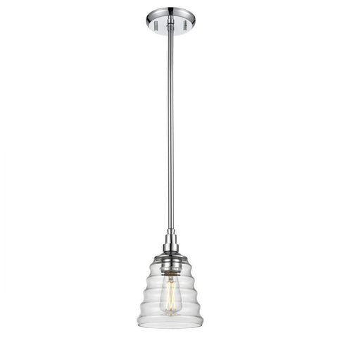 DVI Lighting Campbellville 8 Inch Mini Pendant Model: DVP43721CH+BHC