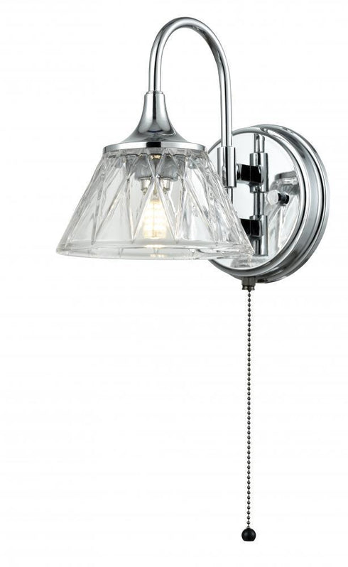 DVI Lighting Queenston 8.25 Inch Vanity Wall Sconce Model: DVP38501CH-BCG