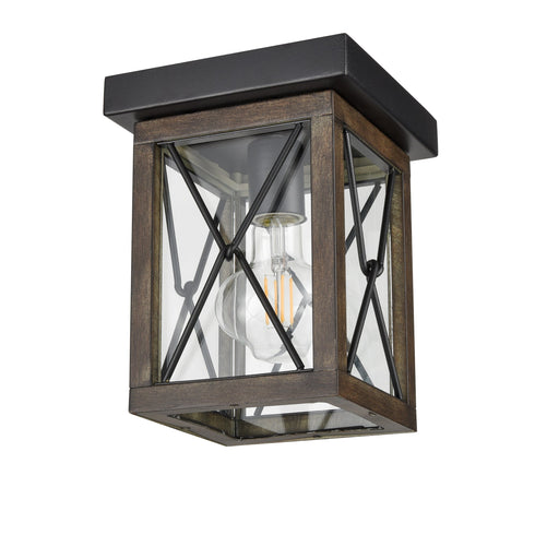 DVI Lighting County Fair Outdoor Flush Mount Model: DVP43374BK-CL