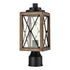 DVI Lighting County Fair Post Model: DVP43377BK+BIW-CL