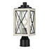DVI Lighting County Fair Post Model: DVP43377BK+BIW-CL