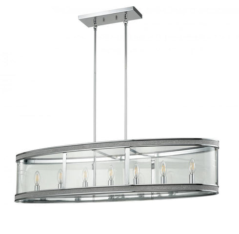 DVI Lighting Diadem 11 Inch Linear Pendant Model: DVP31202CH-CL