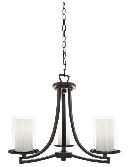 DVI Lighting Essex 3 Light Semi Flush Mount Model: DVP9023BN-OP