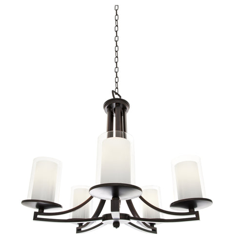 DVI Lighting Essex 5 Light Chandelier Model: DVP9025BN-OP