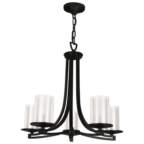 DVI Lighting Essex 5 Light Chandelier Model: DVP9025BN-OP