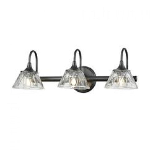 DVI Lighting Queenston 8.25 Inch Three Light Vanity Model: DVP38543CH-BCG