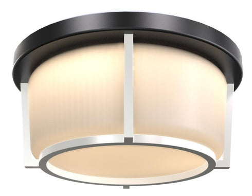 DVI Lighting Jarvis 4.5 Inch Flush Mount Model: DVP21942BK+CH-OP