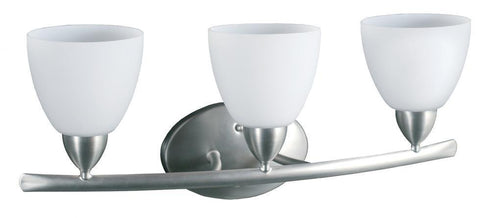 DVI Lighting Longbow 8 Inch Three Light Vanity Model: DVP2043CH-OP