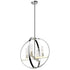 DVI Lighting Mont Royal 4 Light Large Pendant Model: DVP28849CH/GR-CL