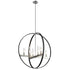 DVI Lighting Mont Royal 8 Light Pendant Model: DVP28850CH/SN-CL