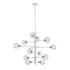 DVI Lighting Ocean Drive 12 Light Foyer Model: DVP20849SN+CH-CL