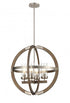 DVI Lighting Okanagan 4 Light Orb Model: DVP38650GR+IW-CL