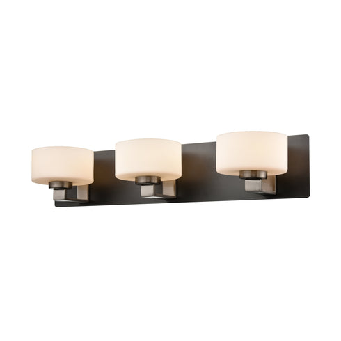 DVI Lighting Princeton 3 Light Vanity Model: DVP2143SN+GR-OP