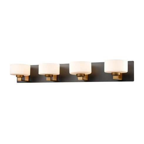 DVI Lighting Princeton 4 Light Vanity Model: DVP2144SN+GR-OP