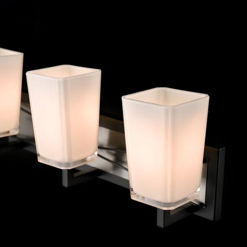 DVI Lighting Riverdale 3 Light Vanity Model: DVP46943BR+GR-CL
