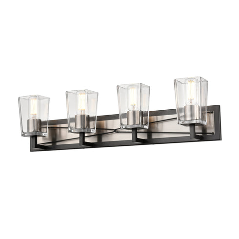 DVI Lighting Riverdale 4 Light Vanity Model: DVP46944SN+GR-CL