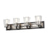 DVI Lighting Riverdale 4 Light Vanity Model: DVP46944SN+GR-CL