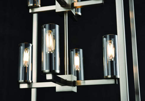 DVI Lighting Sambre 8 Light Foyer Model: DVP28148MF+GR-CL