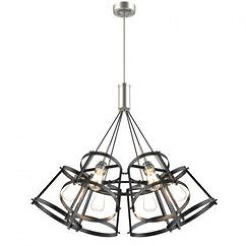 DVI Lighting Gentry 30 Inch Cluster Pendant Model: DVP29426SN/GR