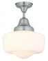 DVI Lighting Schoolhouse Semi Flush Mount Model: DVP7511EB