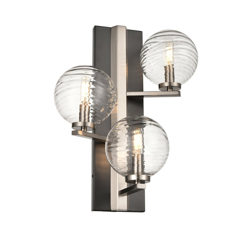 DVI Lighting Tropea 3 Light Sconce Model: DVP40499BR+GR-RPG