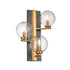 DVI Lighting Tropea 3 Light Sconce Model: DVP40499BR+GR-RPG