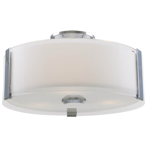 DVI Lighting Zurich 3 Light Flush Mount Model: DVP14532CH-SSOP