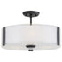 DVI Lighting Zurich 3 Light Semi Flush Mount Model: DVP14512CH-SSOP