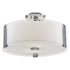 DVI Lighting Zurich Small 3 Light Semi Flush Mount Model: DVP14511CH-SSOP