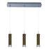E94850-136PC ET2 Chroma 3-Light LED RapidJack Pendant and Canopy in Polished Chrome