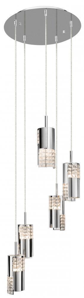 Elan 83176 Daudet 5 Light Spiral Pendant