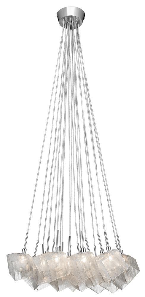 Elan 83289 Icekubez Halogen 20-light Mini Pendant Cluster 32" Height