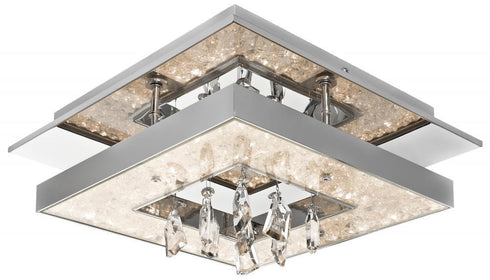 Elan Crushed Ice Flush Mount LED Model: 83411