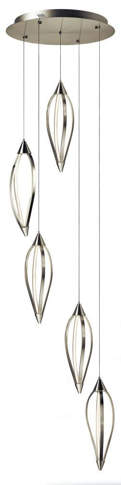 Elan Meridian Cluster Pendant 5 Light LED Model: 83394